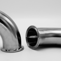 stainless steel elbow 90° clamp DN50