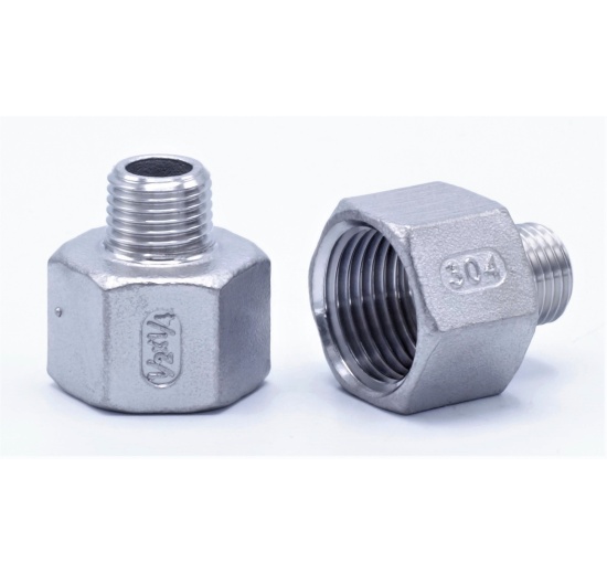 Threaded reducer M/F / with hexagon / type 325, 1/2"x1/4"