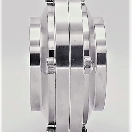 Stainless steel butterfly valve, welded type S-S DN80