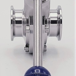 Stainless steel butterfly valves, CLAMP type C-C DN40 (collar 50.5mm)