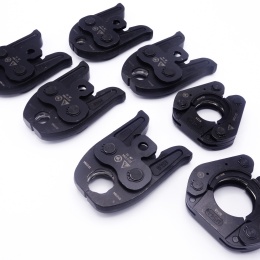 Pipe Pressing Tool (7 jaws) set for press fittings - type M (7 pcs of replaceable jaws)