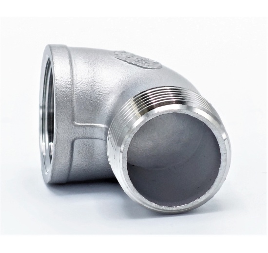 závitové kolínko z nerezové oceli, použití trubkový závit