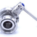 Stainless steel butterfly valves with sanitary union DIN 11851| DN15-DN65