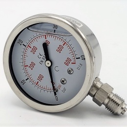 Stainless steel pressure gaude/manometer