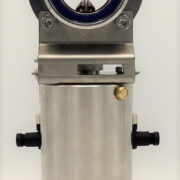 Pneumatically Operated Butterfly Valve, Threaded, DN50