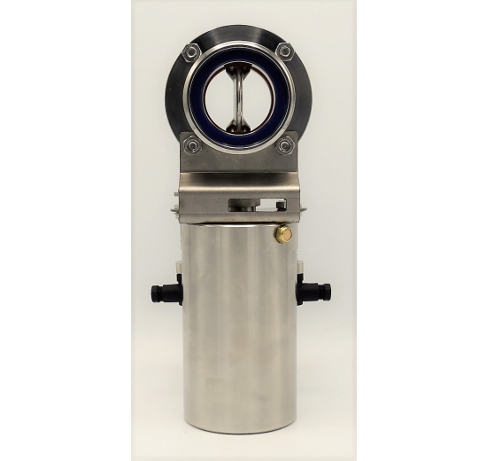 Pneumatically Operated Butterfly Valve, Threaded, DN50