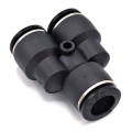 Y-connector - push-in connectors made of plastic