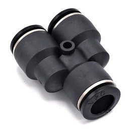 Y-connector - push-in connectors made of plastic