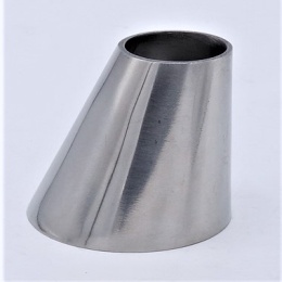 Eccentric reducer, welding, short DN50/25