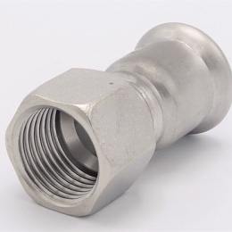 Pressing Reducer Stainless Steel / internal thread (threaded adapter) |18 mm_1/2"