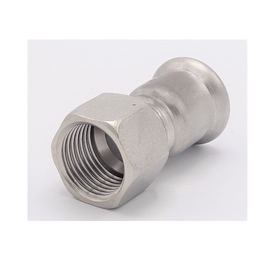 Pressing Reducer Stainless Steel / internal thread (threaded adapter) |18 mm_1/2"
