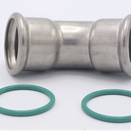 Elbow 45° (arch), Press Fittings, F/F 35 mm