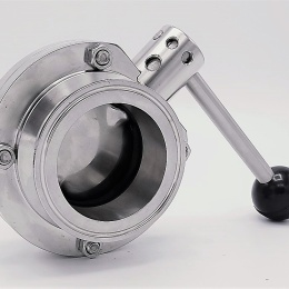 Stainless steel butterfly valves, CLAMP type C-C | DN65_180 (K91)