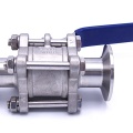 Stainless Steel Full Flow Ball Valve, 3-piece, CLAMP | DN20 (K50.5)