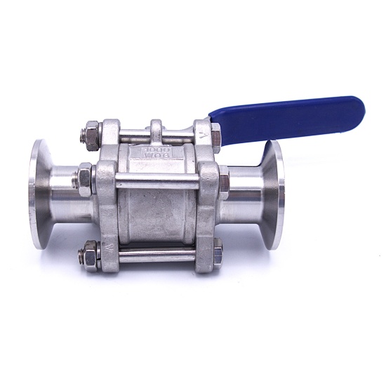 Stainless Steel Full Flow Ball Valve, 3-piece, CLAMP | DN20 (K50.5)