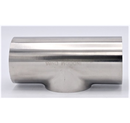 T-piece, Short, Welded DN65, stainless steel