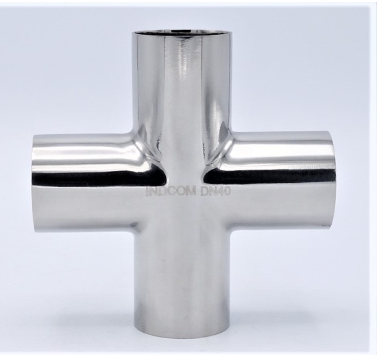 Welded Cross DN40 (40x1,5mm), stainless steel
