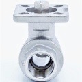 Stainless ball valve, 2- pieced with mounting plate for actuator | 1/2”