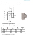T-piece, Threaded / type 307