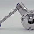 Stainless steel butterfly valve, welded type S-S DN25