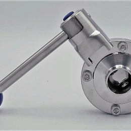 Stainless steel butterfly valve, welded type S-S DN25