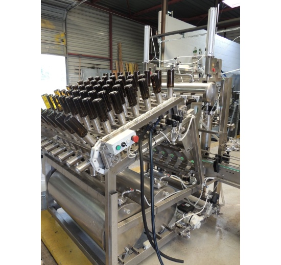 Automatic filling line - production of beer, wine, cider, lemonade and other beverages