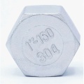 Stainless steel end cap, threaded, type 326 1"