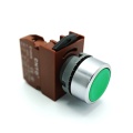 Button non-translucent - green, 1x NO contact