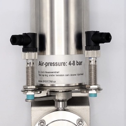 Pneumatically Operated Butterfly Valve, Welded, type S-S | DN32