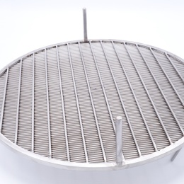 Stainless steel slotted sieve plate