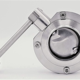 Stainless Steel Butterfly Valve, welded, type S-S DN65_180