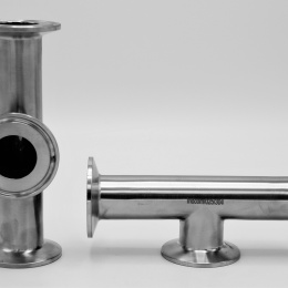 T Piece, clamp, short DN25, stainless steel