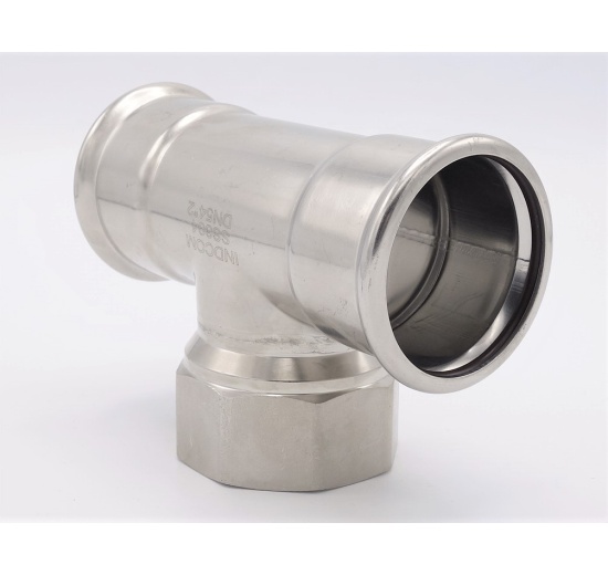 T Piece, Press Fittings F/F(internal thread) /F 54_2"_54
