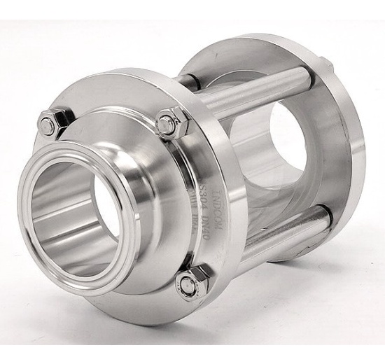 Straight Sight Glass, Clamp C-C DN40 (clamp collar 50.5mm)