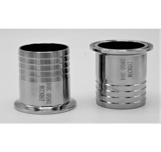 Clamp Hose Adapter DN50 (K64), stainless steel