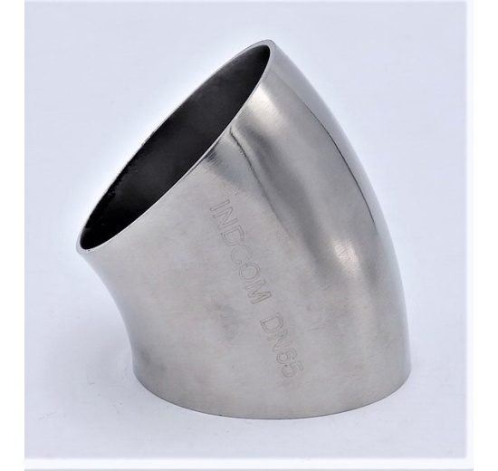 Elbow Welded 45° DN65 (70x2mm)