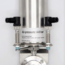 Pneumatically Operated Butterfly Valve, Threaded / Welded, type G-S DN25