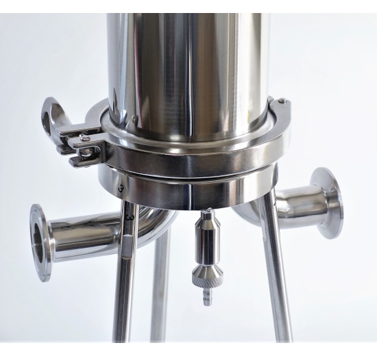 housing in detail, beverage microfiltration