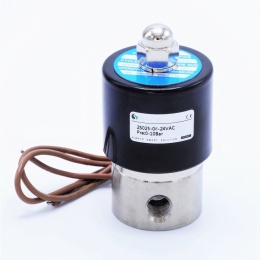 Stainless steel solenoid valve 2/2, G 1/8" AC24V, NC