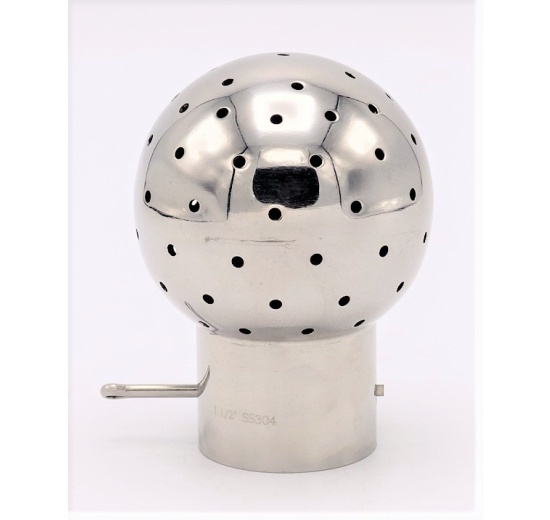 Fixed Cleaning Ball Welded, on Split Pin | 35/38 mm