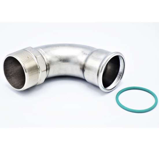 Elbow 90°, Press Fittings / external thread