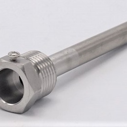 Thermometer well 100 mm, threaded 1/2"