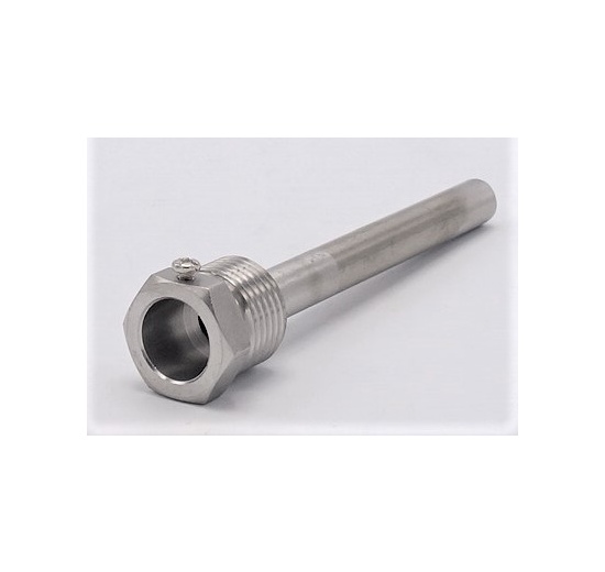 Thermometer well 100 mm, threaded 1/2"