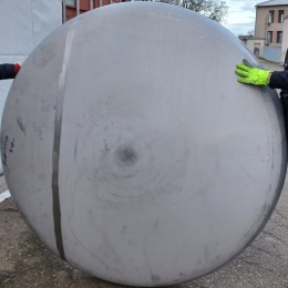 Stainless Steel Dished Bottom 1800*4.5 mm