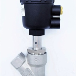 Pneumatically-operated Valves, Angle Seat - 45° G-thread 3/4" Seal PPL