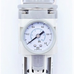 Filter with pressure reducing valve and a protective basket G 1/4"