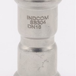 Coupling Press Fittings, Stainless Steel, F/F F 18 mm