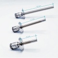 teploměrové jímky s clamp límečkem - délka 100 mm, 150 mm a 200 mm