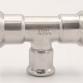 stainless steel T Piece, Press Fittings, reduced F/F/F 22_18_22