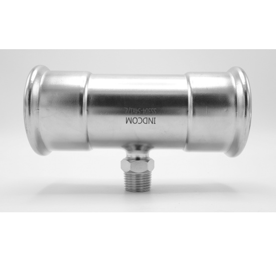 T-kus, lisovací 54 mm, závit vnější 1/2"